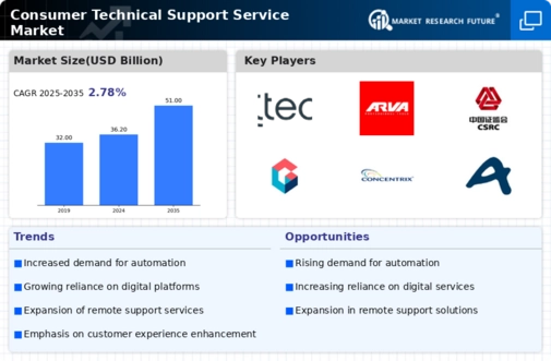 Consumer Technical Support Service Market Infographic