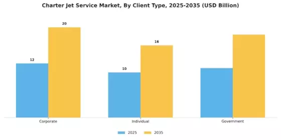 Charter Jet Service Market Segment Image 1