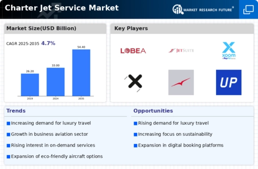 Charter Jet Service Market Infographic