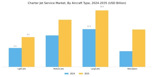 Charter Jet Service Market Segment Image 2