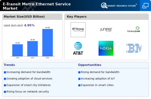 E Transit Metro Ethernet Service Market Infographic