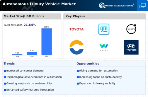 Autonomous Luxury Vehicle Market Infographic