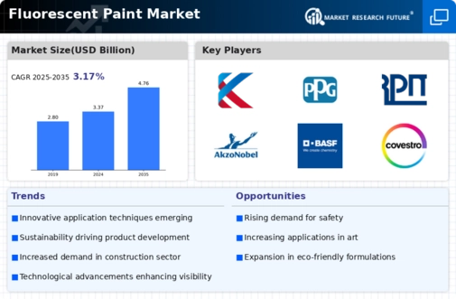 Fluorescent Paint Market Infographic