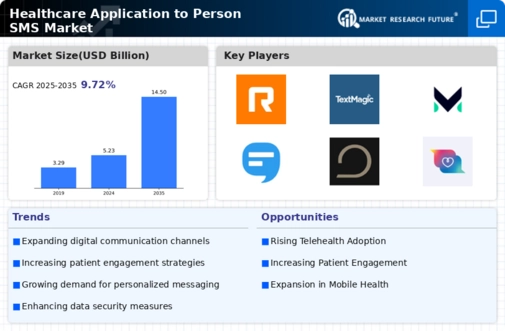 Healthcare Application to Person SMS Market Infographic