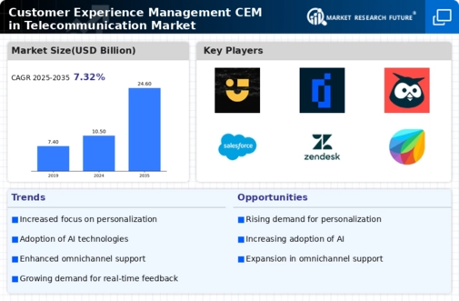 Customer Experience Management in Telecommunication Market Infographic