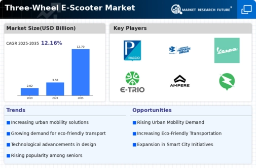 Three Wheel E Scooter Market Infographic