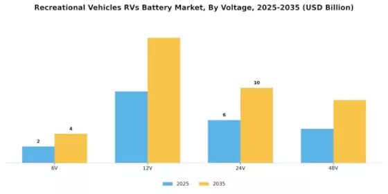 Recreational Vehicles RVs Battery Market Segment Image 2