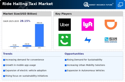 Ride Hailing Taxi Market Infographic