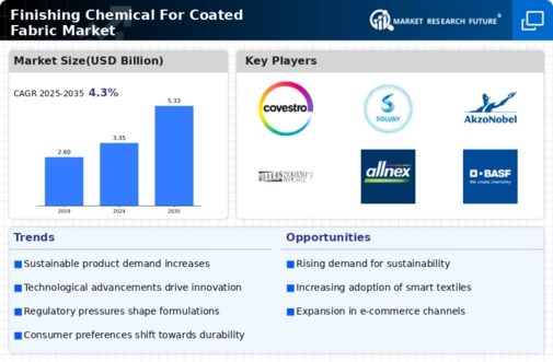 Finishing Chemical For Coated Fabric Market Infographic