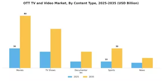 OTT TV Video Market Segment Image 0