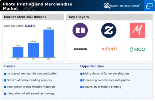 Photo Printing Merchandise Market Infographic