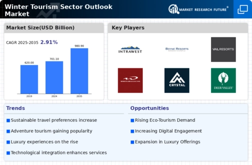 Winter Tourism Sector Outlook Market Infographic