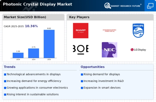 Photonic Crystal Display Market Infographic