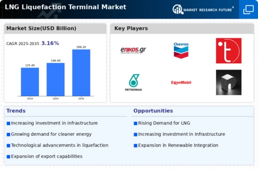 LNG Liquefaction Terminal Market Infographic