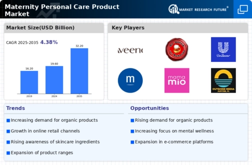 Maternity Personal Care Product Market Infographic
