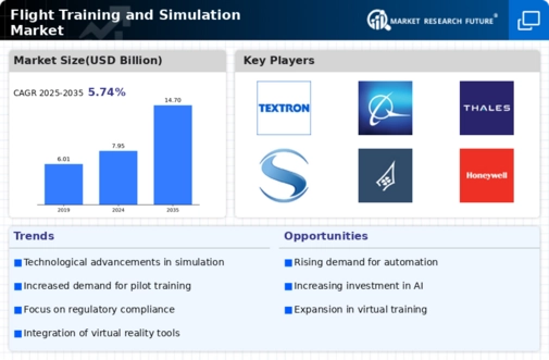 Flight Training Simulation Market Infographic