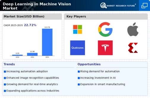 Deep Learning in Machine Vision Market Infographic