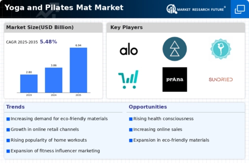Yoga Pilates Mat Market Infographic