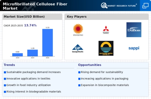 Microfibrillated Cellulose Fiber Market Infographic
