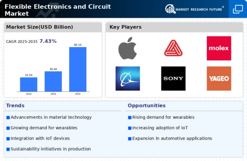 Flexible Electronics and Circuit Market Infographic
