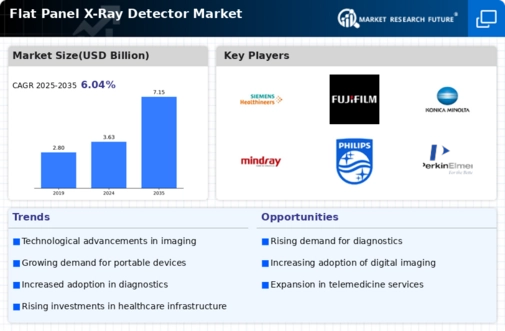 Flat Panel X-Ray Detector Market Infographic