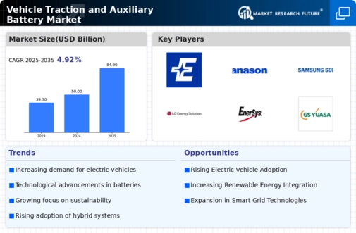 Vehicle Traction Auxiliary Battery Market Infographic