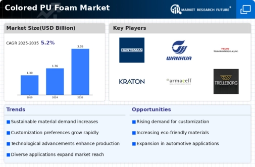 Colored PU Foam Market Infographic