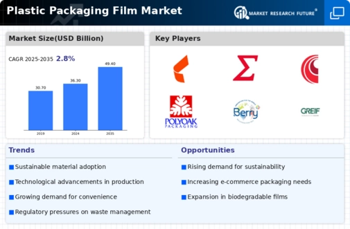 Plastic Packaging Film Market Infographic