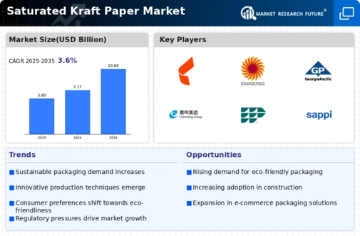 Saturated Kraft Paper Market Infographic