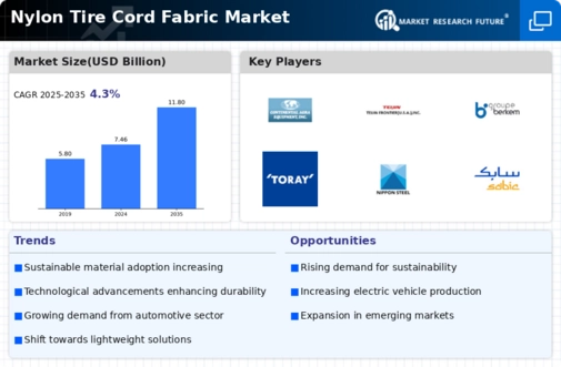 Nylon Tire Cord Fabric Market Infographic