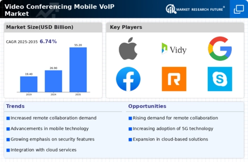 Video Conferencing Mobile VoIP Market Infographic
