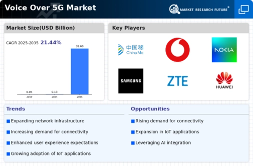 Voice Over 5G Market Infographic