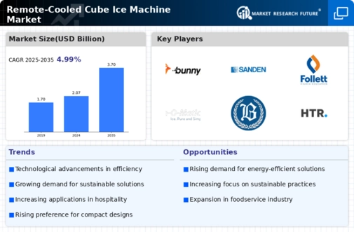  Remote-Cooled Cube Ice Machine Market Infographic