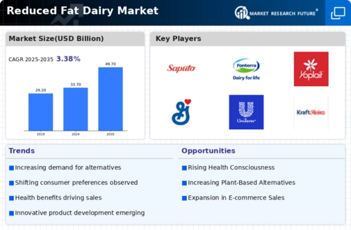 Reduced Fat Dairy Market Infographic