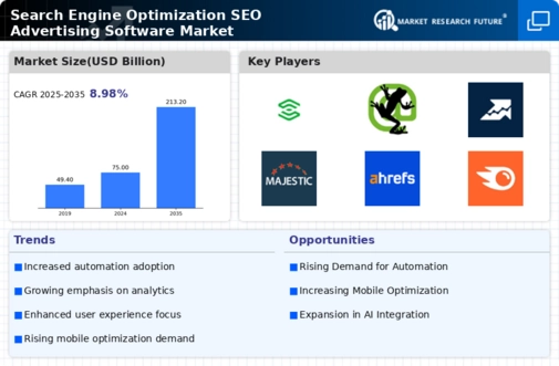 Search Engine Optimization Advertising Software Market
 Infographic