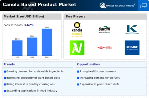Canola Based Product Market Infographic