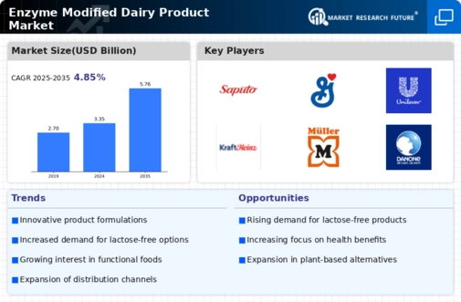 Enzyme Modified Dairy Product Market Infographic