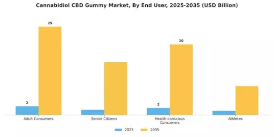 Cannabidiol CBD Gummy Market Segment Image 2