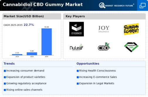 Cannabidiol CBD Gummy Market Infographic