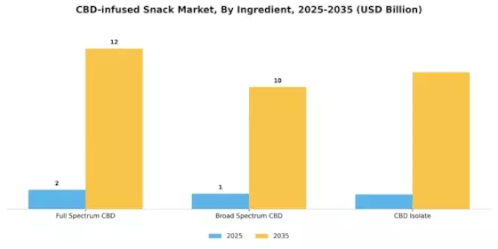 CBD-infused Snack Market Segment Image 2