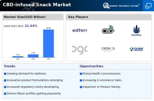 CBD-infused Snack Market Infographic