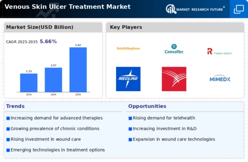 Venous Skin Ulcer Treatment Market Infographic