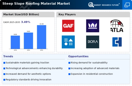 Steep Slope Roofing Material Market Infographic