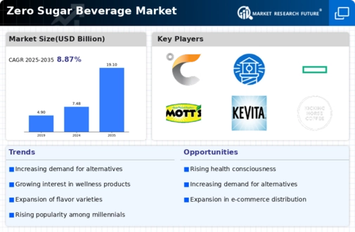 Zero Sugar Beverage Market Infographic