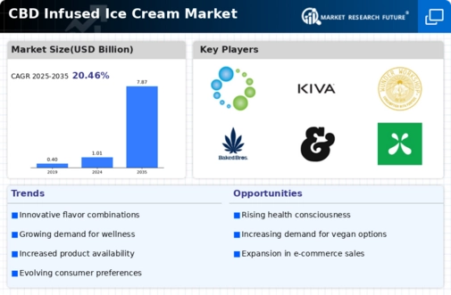 CBD Infused Ice Cream Market Infographic