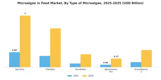 Microalgae in Feed Market Segment Image 1