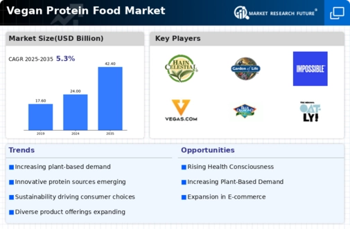 Vegan Protein Food Market Infographic