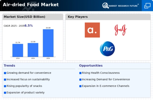 Air dried Food Market Infographic