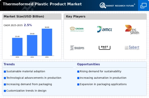 Thermoformed Plastic Product Market Infographic