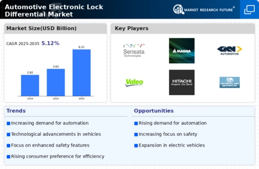 Automotive Electronic Lock Differential Market Infographic